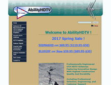 Tablet Screenshot of abilityhdtv.com